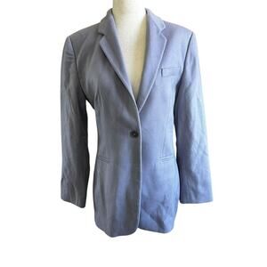 Emporio Armani Purple Wool & Cashmere Blend Women's Blazer Size 42 or 10 | 53-14